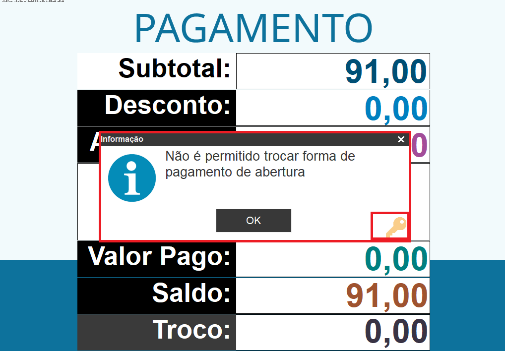 Imagem 52 - Forma de pagamento alternativa.